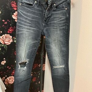 Madewell Distressed Gray Women's Jeans